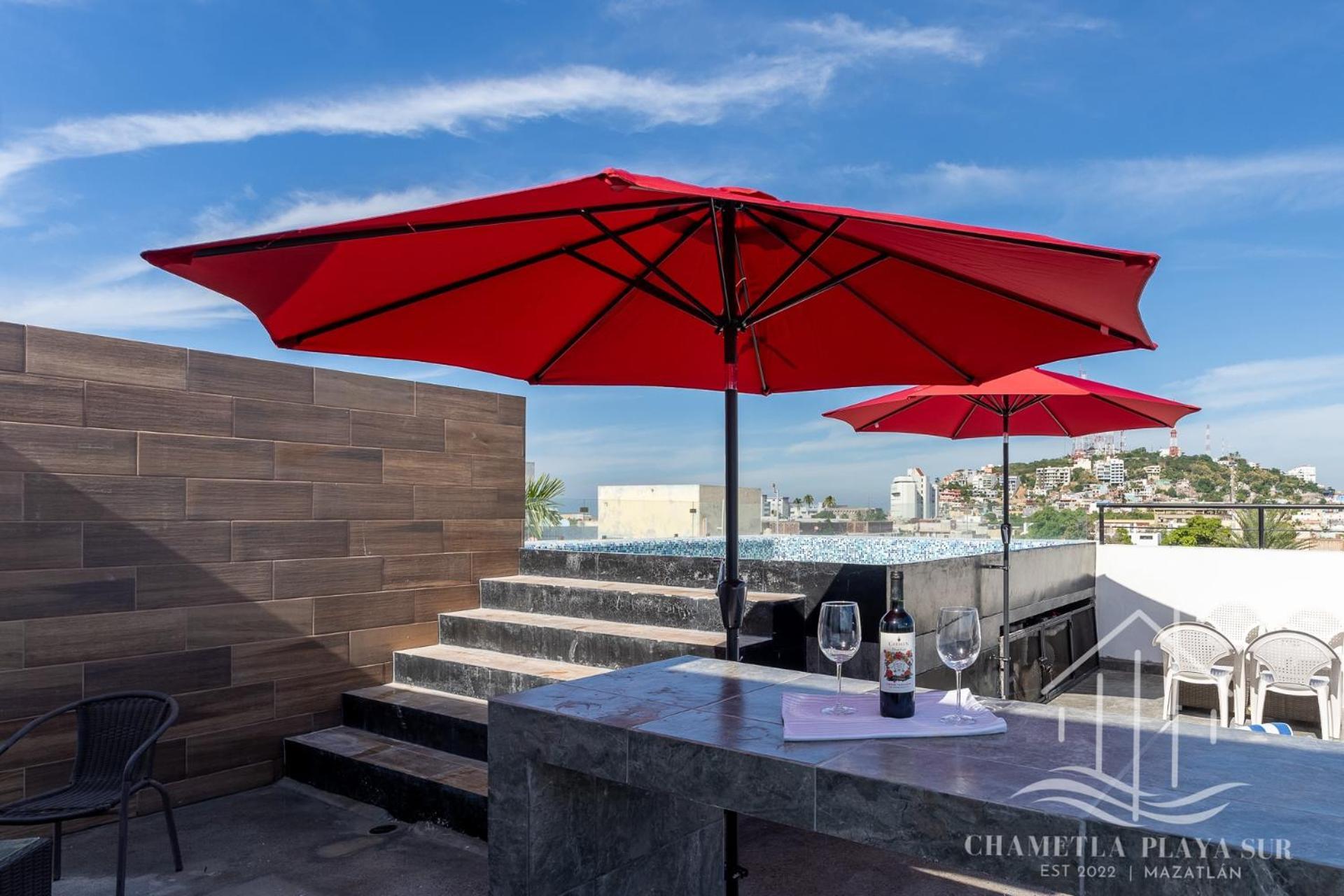 New & Modern, 5 Star Area, Walk 2 Beach, Pool, Views, King Bed Масатлан Екстериор снимка